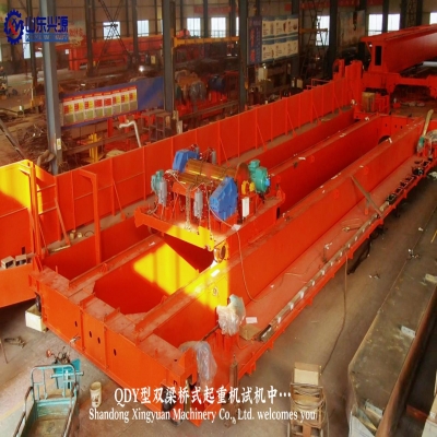 QDY雙梁橋式起重機(jī)試機(jī)！
