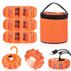 USB Rechargeable LED Road Flares, 3-Pack with Magnetic Base