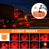 USB Rechargeable LED Road Flares, 3-Pack with Magnetic Base