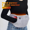 Electric Hand & Waist Warmer belt with USB power and adjustable temperature for winter warmth