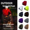 Unisex Warm Winter Knitted Beanie with Optional LED Light