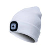 Unisex Warm Winter Knitted Beanie with Optional LED Light