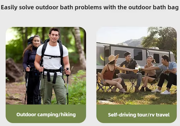 SunHeat Portable Camping Shower Bag