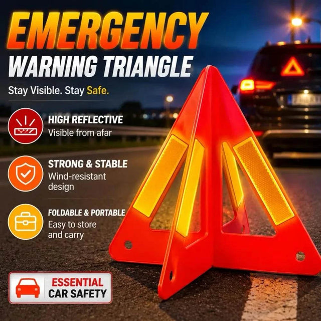 Foldable Triangle Roadside Reflective Emergency Warning