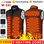 Men’s USB Heated Vest – Cold-Weather Outdoor Comfort