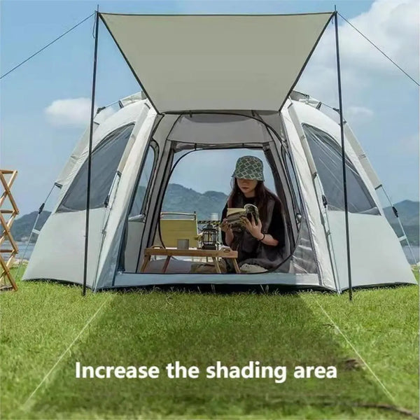 EZ Camp Pop-Up Canopy Tent-Portable Protection
